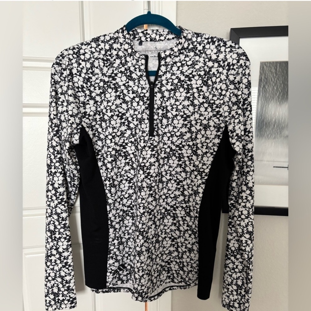 Adidas Women’s 1/4 Zip Gold Shirt S